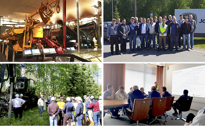 Российские лесозаготовители посетили заводы John Deere в Финляндии в Самаре